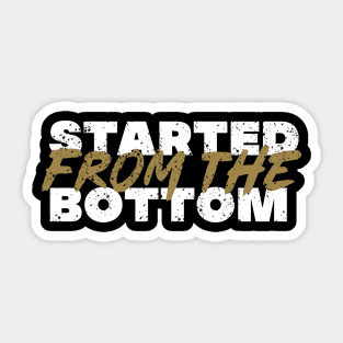 Started from the bottom Sticker